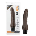 Dr. Skin Cock Vibe 7 Realistic 8.5 in. Vibrating Dildo Brown