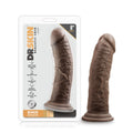 Dr. Skin Realistic 8 in. Dildo Brown