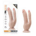 Dr. Skin DP Cock Realistic 8 in. Dual Entry Dildo Beige