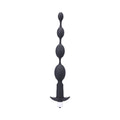 Tantus Vibrating Progressive Beads Vibrating Beaded Anal Plug Onyx