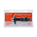 Tantus Perfect Plug Plus Vibrating Anal Plug Onyx