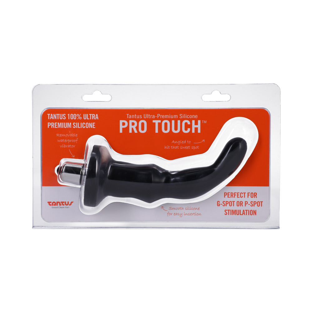 Tantus ProTouch Vibrating G-Spot and Prostate Massager Black