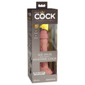 King Cock Elite 6 in. Dual Density Silicone Cock Realistic Dildo With Suction Cup Beige