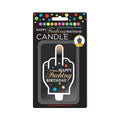 Happy Fucking Birthday Middle Finger Candle