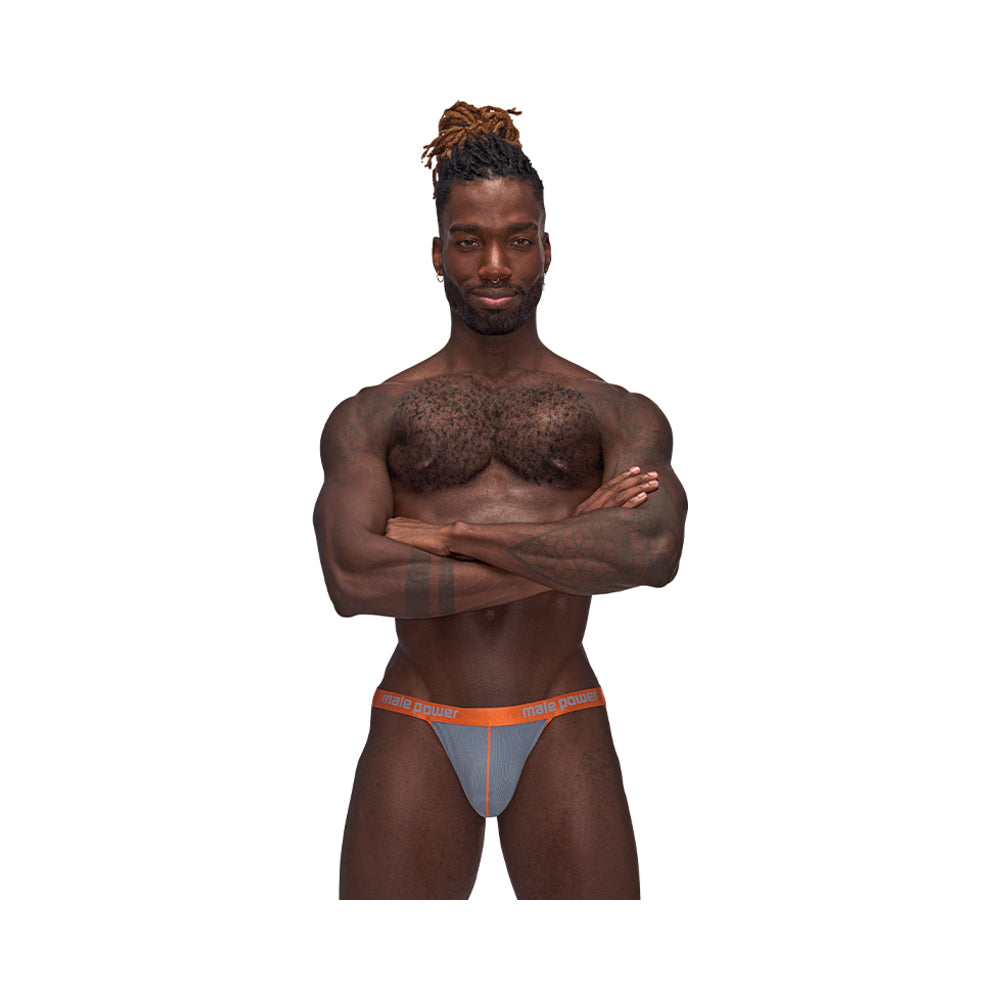 Male Power Casanova Uplift Jock Gray L/XL