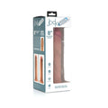 Curve Toys Jock Dual Density 8 in. Silicone Dildo with Suction Cup Light