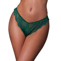 Magic Silk Evermore Split Crotch Panty Emerald S/M