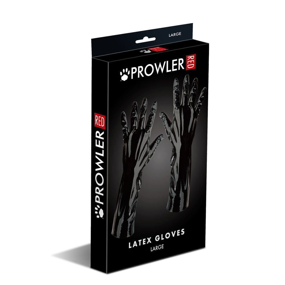 Prowler RED Latex Gloves Black L