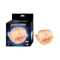 Always Horny Self-Lubricating Masturbator 2 Girls - 3 Holes Beige