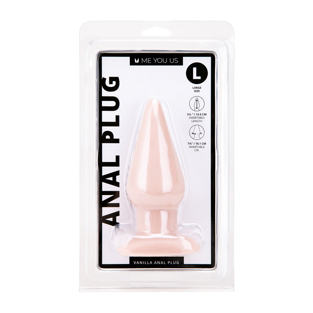 Me You Us Vanilla Large Anal Plug