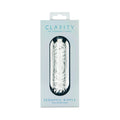 Clarity Seraphic Ripple Glass Dildo
