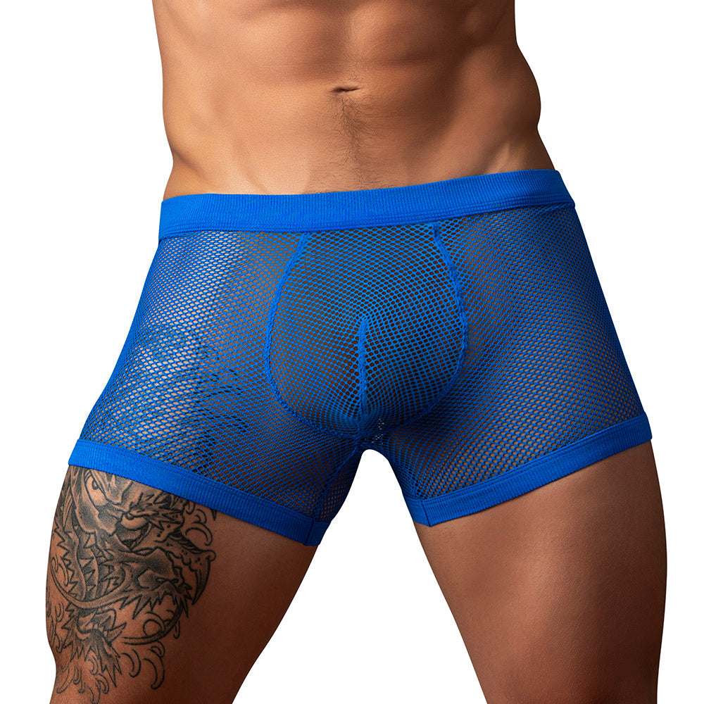 Male Power Fishnet 2.0 PCH Short Royal XL