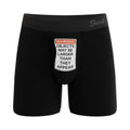Shinesty The Rear View Size Warning Ball Hammock Pouch Underwear S
