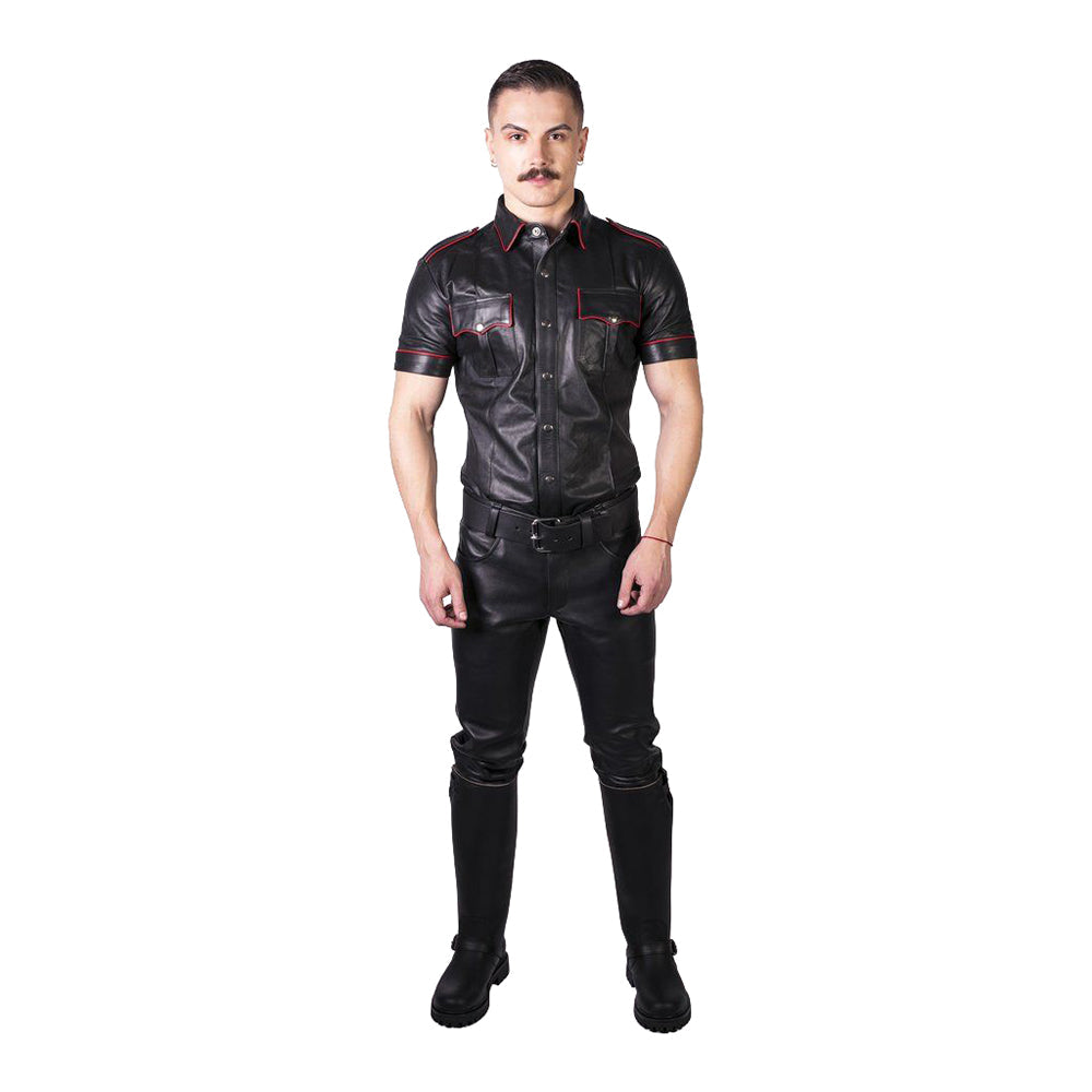 Prowler RED Leather Jeans Black 32 in.