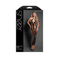 Fantasy Lingerie Sheer Make Your Move Footless Open-Crotch Halter Bodystocking Black O/S